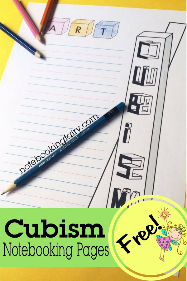 FREE Cubism Notebooking Pages from The Notebooking Fairy
